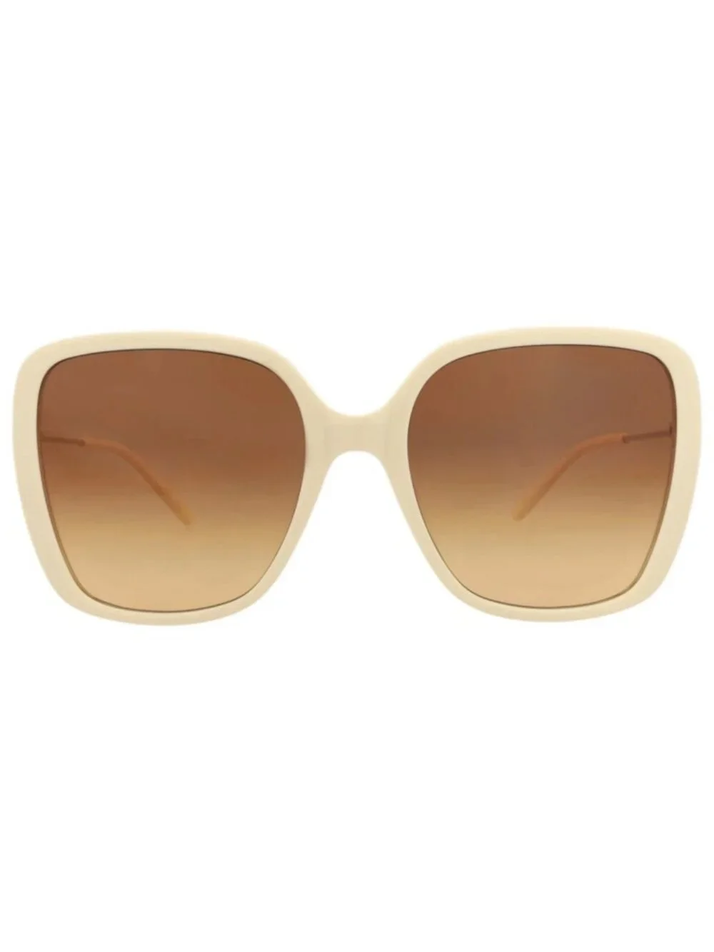 New Chloé Women's Sunglasses Square Rectangle Recycled Acetate Frame Ivory Gold